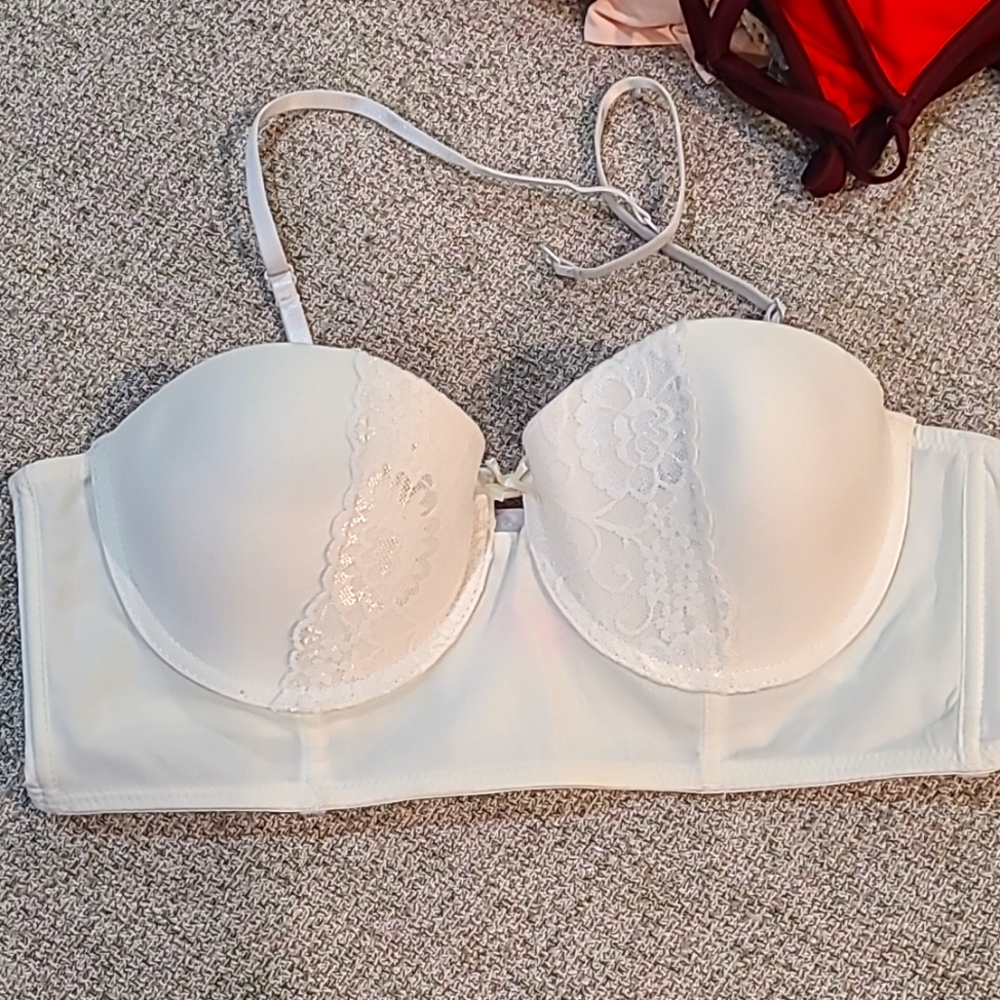 White bra